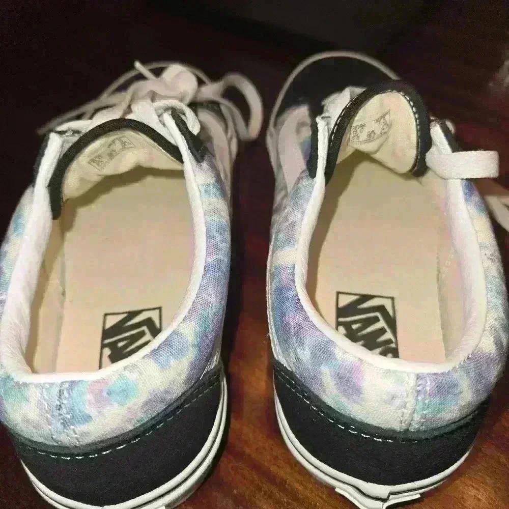 Vans Old Skool English Lavender Purple Blue Womens Size 7.5 Mens Size 6 - Picture 9 of 11